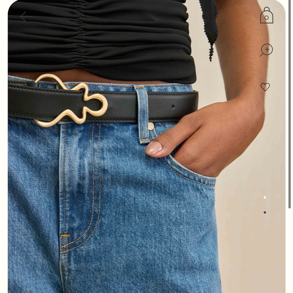 Cult Gaia Valma Leather Belt NWT